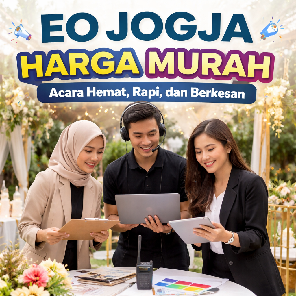 EO Jogja Harga Murah untuk Acara Hemat, Rapi, dan Tetap Berkesan