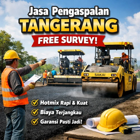 Jasa Pengaspalan Tangerang Free Survey, Solusi Tepat untuk Jalan Rapi dan Tahan Lama